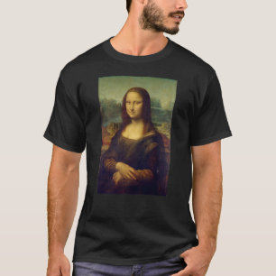 Camiseta Mona Lisa Leonardo Da Vinci Arte de Fã Mona Lisa