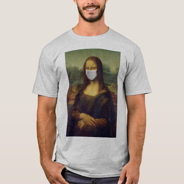 Camiseta Mona Lisa Mascarada 2020 (Frente)