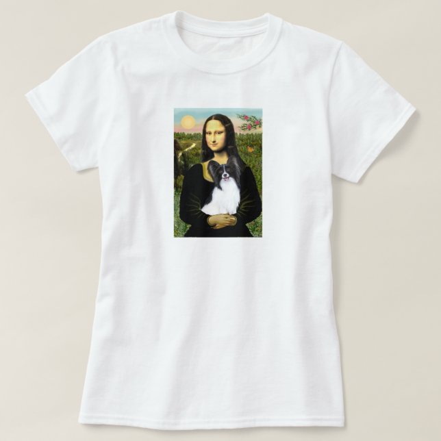 Camiseta Mona Lisa - Papillon 1 (Frente do Design)