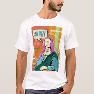 Camiseta Mona Lisa pop art