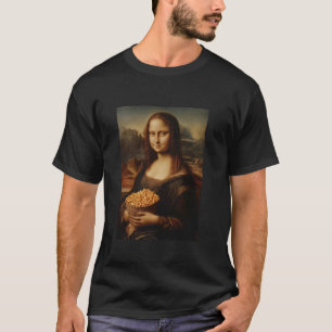 Camiseta Mona Pintura Divertida Mulher Bonita Macarrão Quei