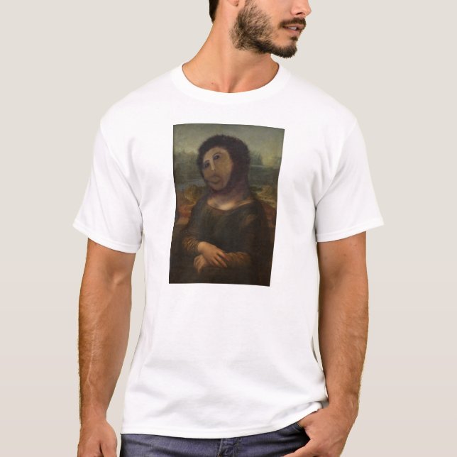 Camiseta Mona restaurada Lisa (Frente)