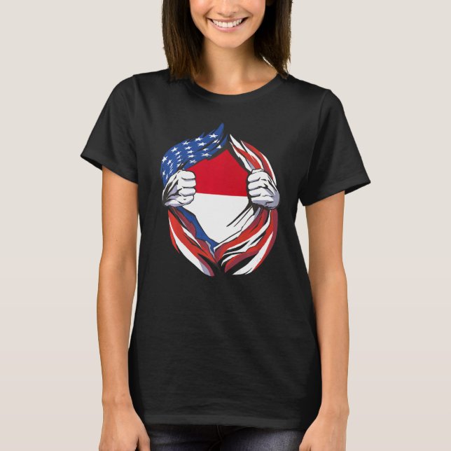 Camiseta Mônaco Flag American Orud (Frente)