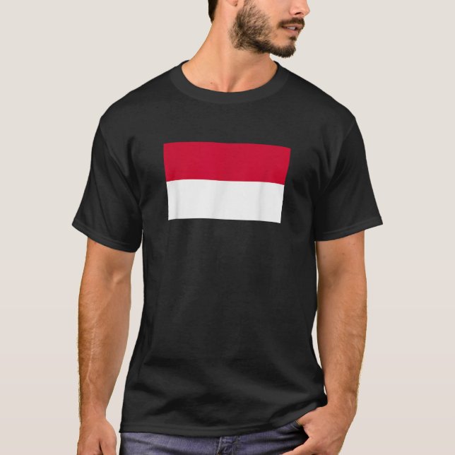 Camiseta Mônaco flag T Shirt (Frente)