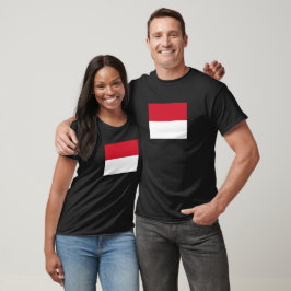 Camiseta Monaco Flag T-Shirt, Patriotic T-Shirt