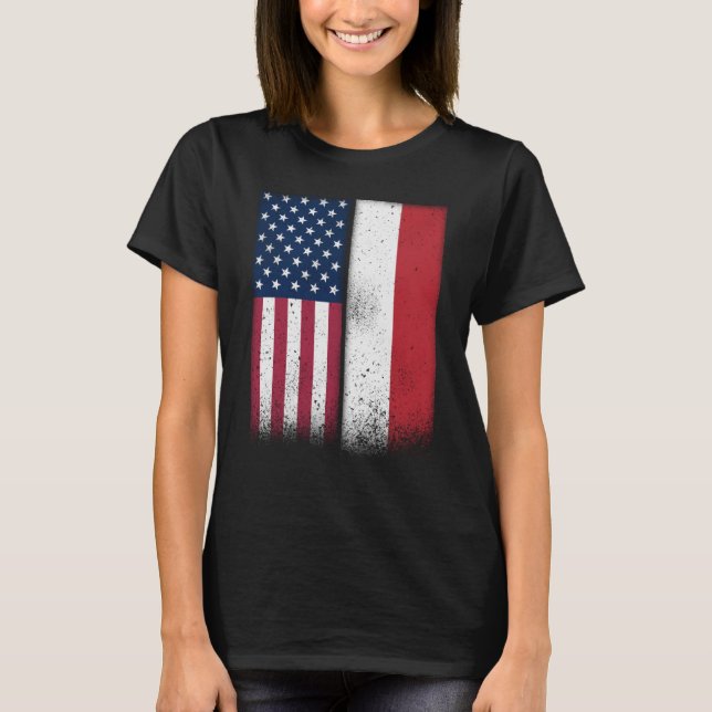 Camiseta Mônaco Mônaco Mônaco American Flags Orud USA Mônac (Frente)