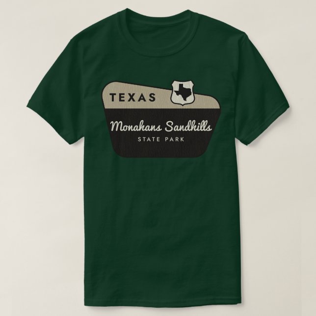 Camiseta Monahans Sandhills State Park Texas - Sinal de boa (Frente do Design)