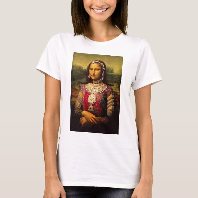 Camiseta Monalisa real indiano (Frente)