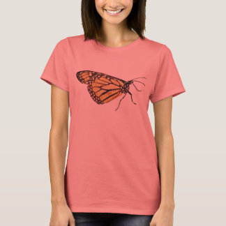 Camiseta Monarca de Borboleta Ringer T-Shirt