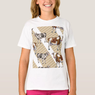 Camiseta Monarca Vaca Pelo Preto