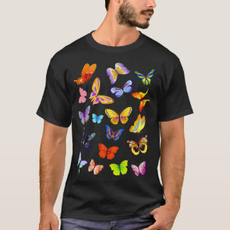 Camiseta Monarch Butterfly Desenho Cobra Aquarela Illu