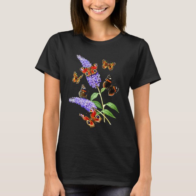 Camiseta Monarch Butterfly Entomology Botanology (Frente)
