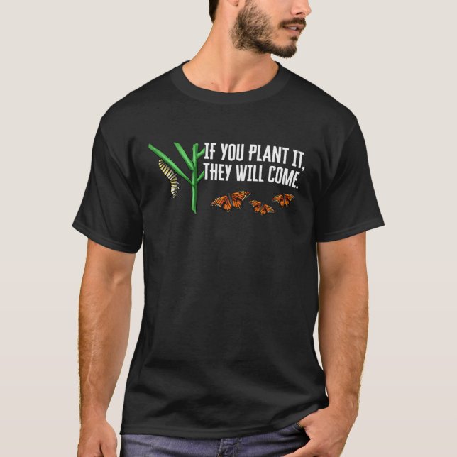 Camiseta Monarch Butterfly Milkweed Insect Collector Entomo (Frente)