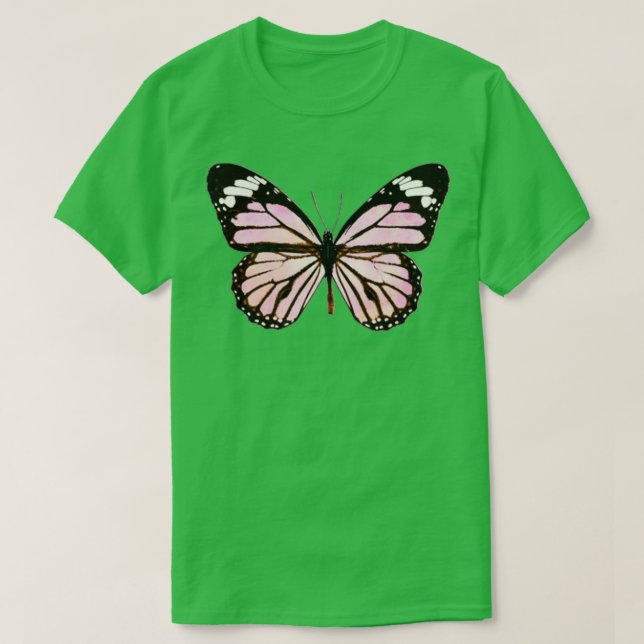 Camiseta Monarch Butterfly Pink Cotton Candy (Frente do Design)