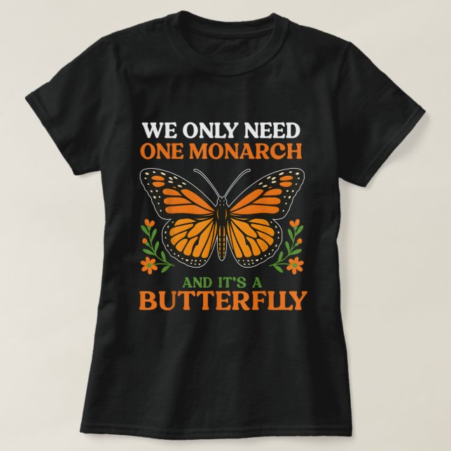 Camiseta Monarch Butterfly Quote Nature Lover Tee (Frente do Design)