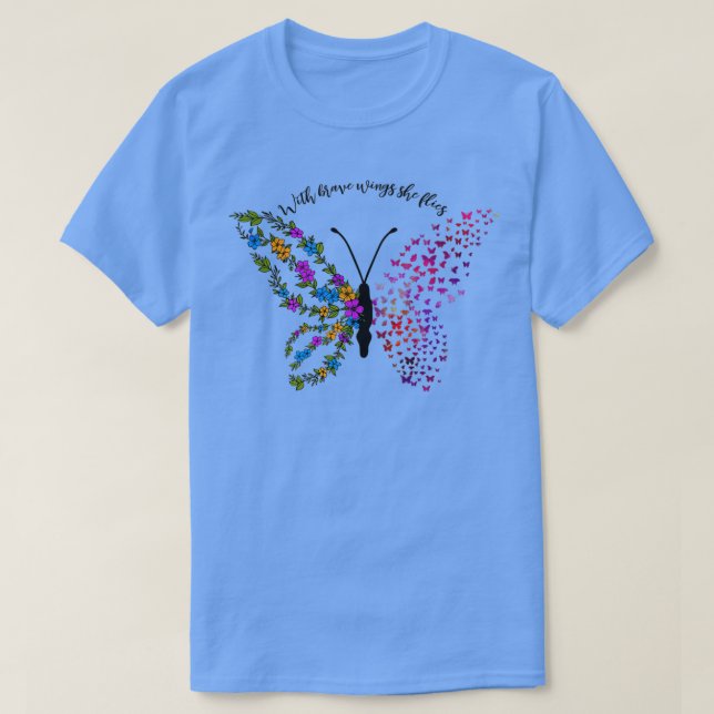 Camiseta Monarch Butterfly Rapsody 44 (Frente do Design)