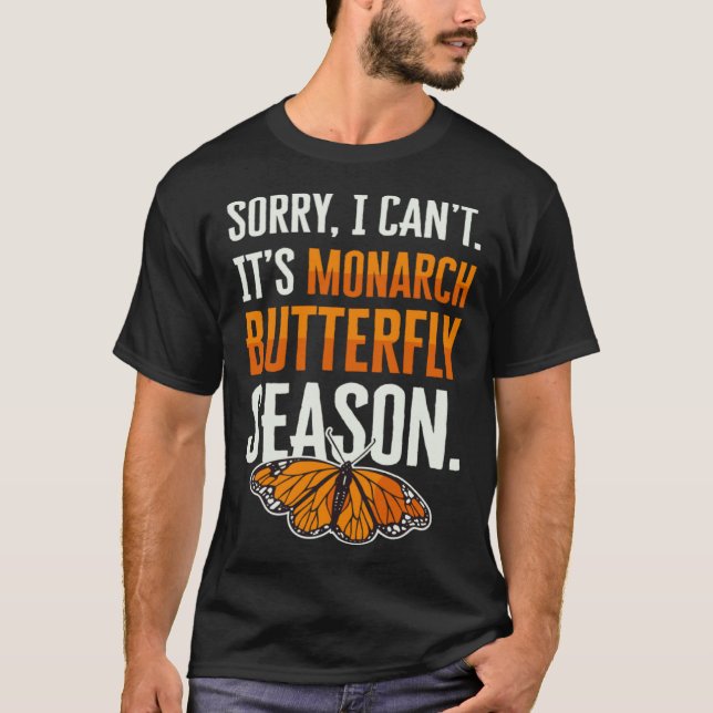 Camiseta Monarch Butterfly Season Insect Collector Entomolo (Frente)