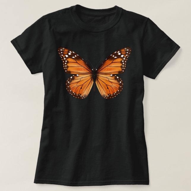 Camiseta Monarch Butterfly Women Milkweed Nature (Frente do Design)