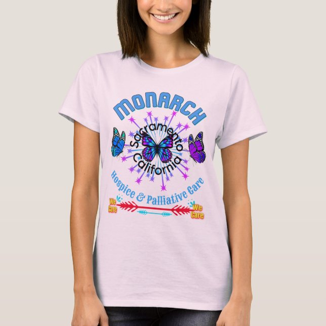 Camiseta Monarch Hospice and Pallaitive Care T-Shirt (Frente)