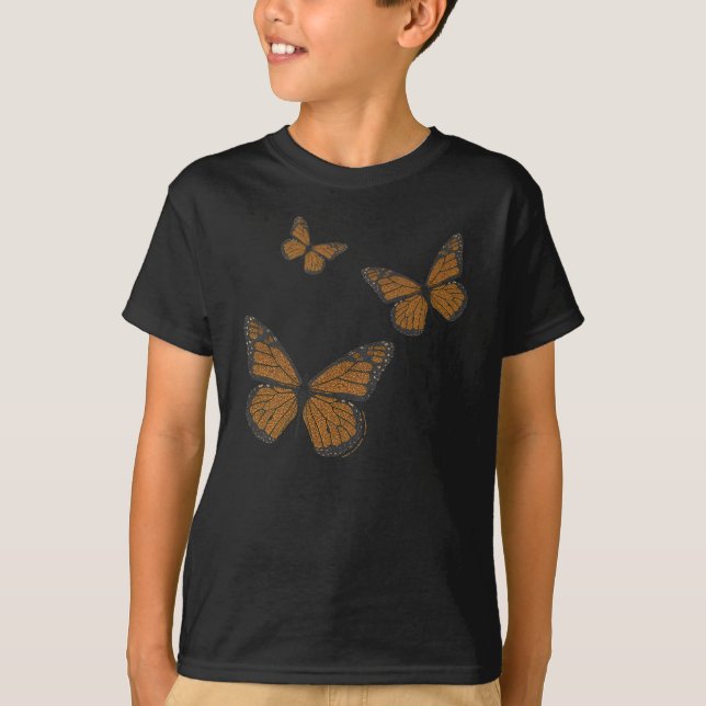 Camiseta Monarch Kid e Baby Dark-Shirt (Frente)