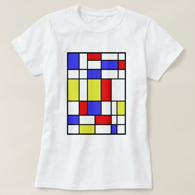 Camiseta Mondrian #59 (Frente do Design)