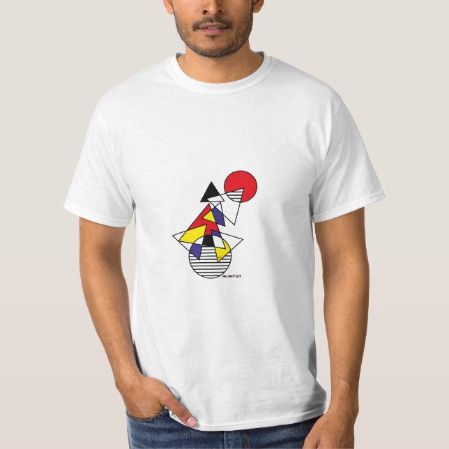 Camiseta mondrian clown style jnf (Frente)