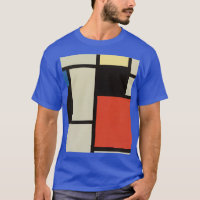 Mondrian Composition Modern Abstrato Pintura