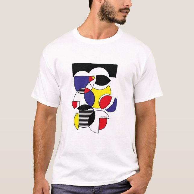 Camiseta mondrian style jnf (Frente)