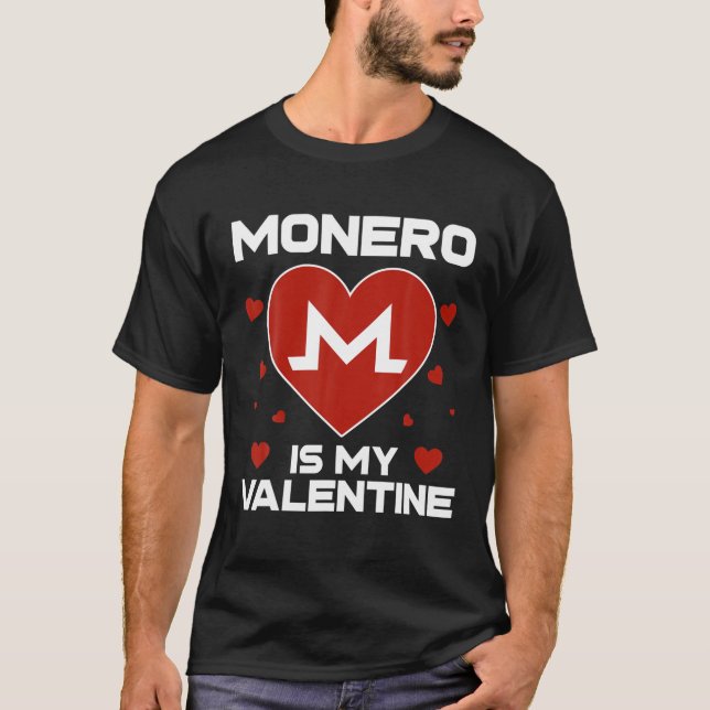 Camiseta Monero É A Minha Moeda XMR Namorados Para O Crypto (Frente)