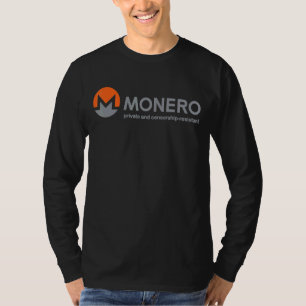 Camiseta Monero Privado E Resistente À Censura