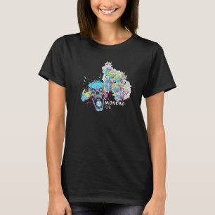 Camiseta Monero Xmr Mente Explosiva Criptografia De Arte Cr