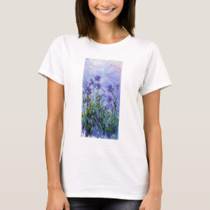 Camiseta Monet Lilac Irises T-shirt