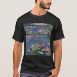 Camiseta Monet Water Lily - Pintura de plataforma<br><div class="desc">Monet Water Lily - Esta pintura clássica de Monet foi pintada por Claude Monet em 1916. Faz parte da sua famosa coleção de lírios aquáticos onde ele pinta em seu jardim em Giverney,  França. Uma pintura de obra-prima.</div>