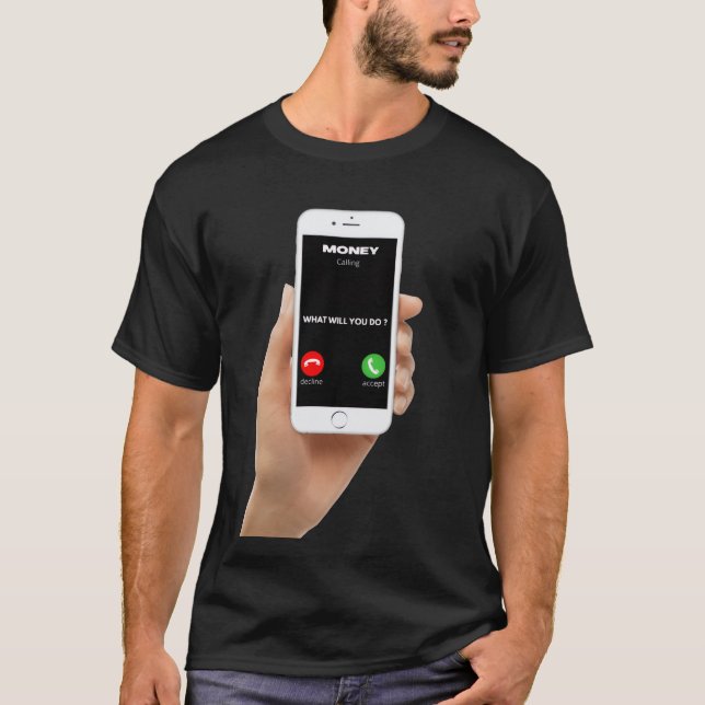 Camiseta Money calling t-shirt  (Frente)
