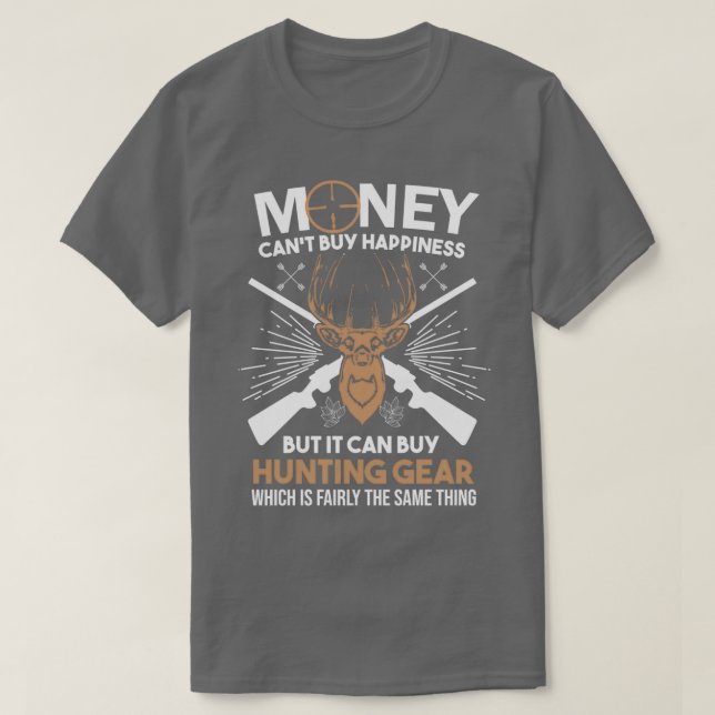 Camiseta Money Canx27t Comprar Felicidade Caça-Carro (Frente do Design)