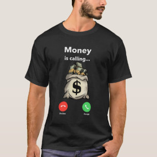 Camiseta Money Chamando Gang Ster Empreendedor de Natal