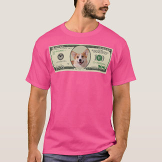 Camiseta Money Dog 100 Pembroke Welsh Corgi891