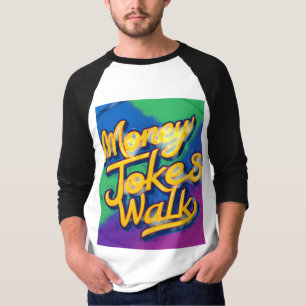 Camiseta Money Fala sobre T-Shirt Piada - Testemunha e Negr