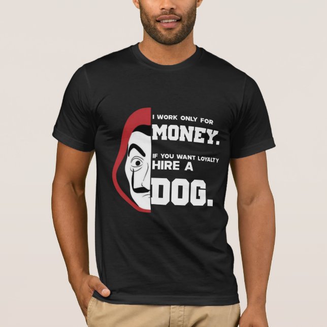 Camiseta Money Heist Men T-shirt (Frente)