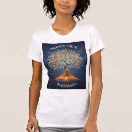 Camiseta Money Tree Blessings — Abundance Frequency 