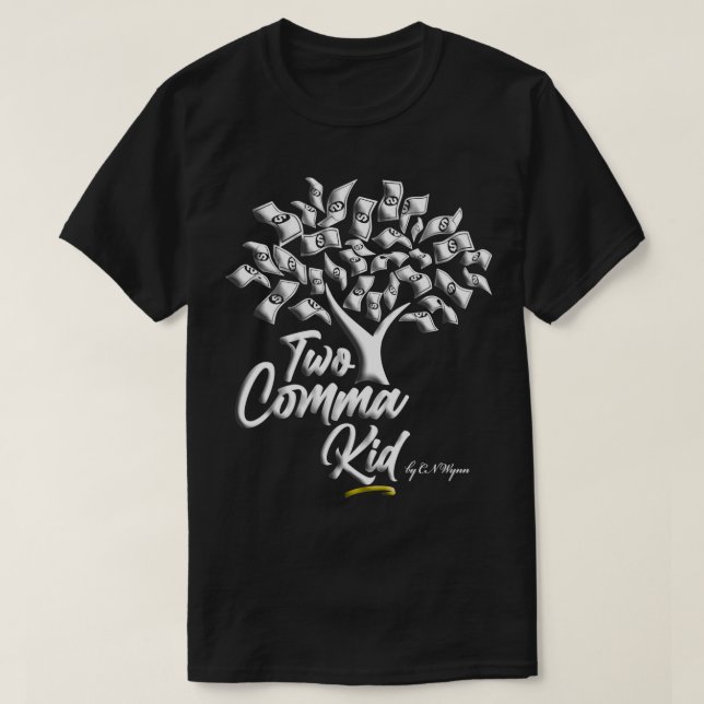 Camiseta Money Tree (Dark) por C (Frente do Design)