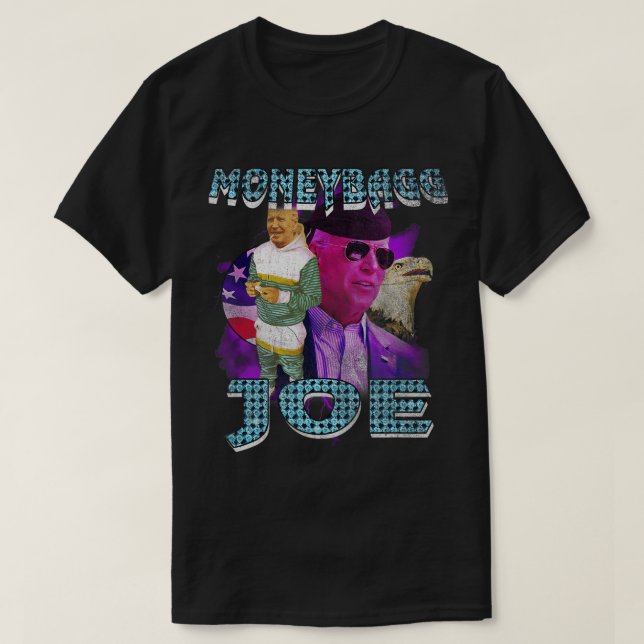 Camiseta Moneybagg Joe Bootleg Joe Biden T-Shirt (Frente do Design)