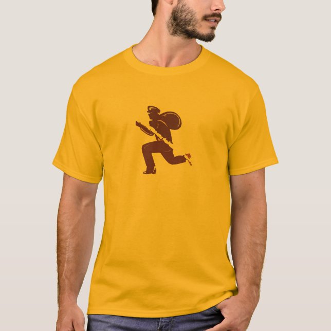 Camiseta moneygrip - disconto de cinco dedos (Frente)