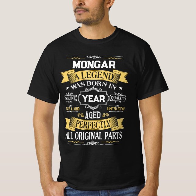 Camiseta MONGAR Um Legado Foi Criado Em Ano (Frente)