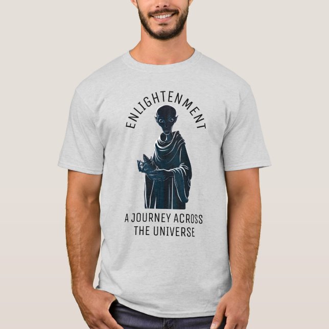 Camiseta Monge da Alienígena espiritual (Frente)