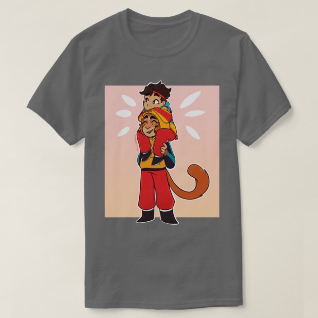 Camiseta Monges casuais (Frente do Design)