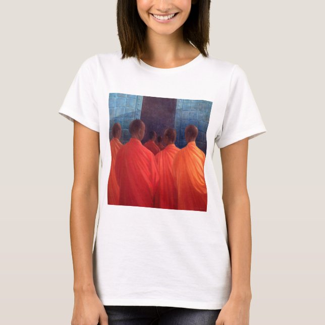 Camiseta Monges do açafrão (Frente)
