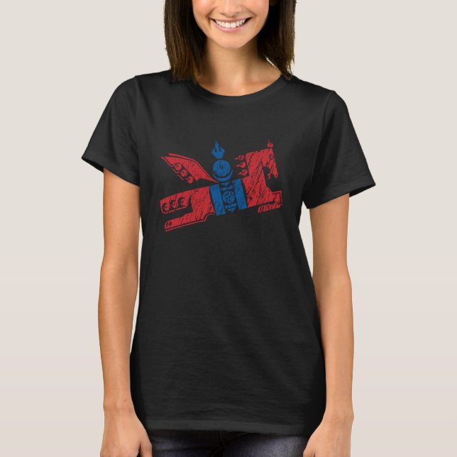 Camiseta Mongol Spirit Horse Cool (Frente)