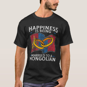 Camiseta Mongólia Casamento Mongólia Raízes Herança Cas