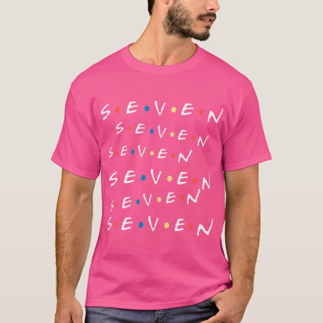 Camiseta Monica seven seven seven seven seven seven friends (Frente)